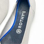Rothy's ROTHY’S The Flat Round Toe Flax Birdseye Gray Cream Ballet Flats, Size 8 Photo 9