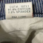 J Brand  Pinstripe Cass Railroad Vintage Stripe Zipper Ankle Crop Skinny Jeans Photo 6