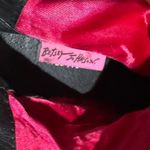 Betsey Johnson  Sealia Black Leather Ruffle Ankle Booties Women’s 7 Photo 4