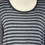 Christopher & Banks X-Large Top Striped Shark-Bite Hem Long Sleeve Stretch Lined Photo 1