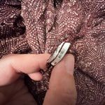 Forever 21 Women Teen Junior Burgundy Printed Fit & Flare Boho Dress Size Medium Photo 12