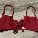 Victoria's Secret Victoria’s Secret Maroon Red Swim Top; 34B Photo 0