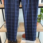 Banana Republic NWT Avery Mid-Rise Jacquard Trim Navy Dress Pant Trouser, 4 Photo 2