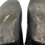 Tory Burch Selma Black Leather Knee High Riding Boots Gold Logo Women’s Size 7 Photo 7