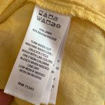 C&C California  Linen Blend Mini Dress Yellow Size Medium Photo 3