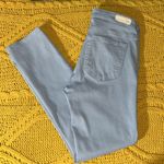 AG Adriano Goldschmied Pale Blue Prima Cigarette Crop Size 25R Photo 6