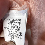 Blu Moon Soft Pink Long Sleeve Lace Overlay Silk Blend Sweater Size Small Photo 1