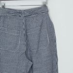 Anthropologie Cartonnier Womens Crop Gingham Linen Blend Pants Size 10 Tie Belt Photo 7
