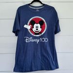 Disney  100 Adult Medium Graphic Tee Blue Photo 0