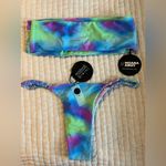 Moana Bikini in Blue and Purple Tie-Dye Photo 1
