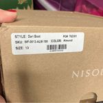 Nisolo Dari leather ankle boots back zipper women’s size 9.5 contemporary modern Brown Photo 11