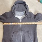 Nike Swoosh Full Zip Up Hoodie Sweatshirt in Gray Size Medium Photo 10