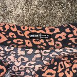 Leopard Print Women's Skirt Size Medium Orange Photo 2