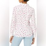 Tommy Hilfiger  White Pink Hearts Button Up Shirt 100% Cotton‎ Sz XL Photo 4
