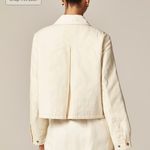 J.Crew  Cropped Barn Jacket™ in ripstop cotton Ivory Lace Photo 2