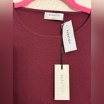 Babaton Aritzia sculpt Knit Forefront Long sleeve size S NWT burgandy color Photo 11