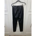 ZARA  Women's Black Faux Leather‎ Dress Pants Size Small Casual Stylish Photo 5