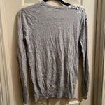 Loft Ann Taylor Sparkle Sequin Shoulder Button Down wool blend Cardigan size Sm Photo 3