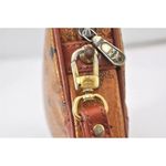 MCM  Brown Clutch with Logo Pattern and Wrist Strap Photo 12