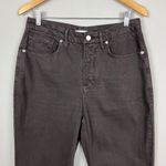 Good American  Jeans Womens 10‎ 30 Brown 90s Duster Straight Leg Coffee High Rise Photo 1