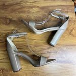 Sam Edelman Yaro Block Heel Sandals Size 8.5 Leather Ankle Strap Beige Nude NEW Photo 4