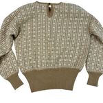 Liz Claiborne Vintage Wool Houndstooth Sweater Photo 1