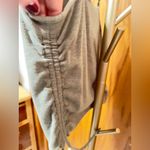 Aerie  Ruched Cropped Square Neck Tank Top Size Small light greenish gray Photo 5