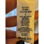 RE/DONE  Bodysuit Women Small White Cotton Crew Neck Short Sleeve 1960s Slim Tee‎ Photo 8