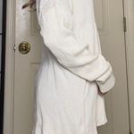 Jones New York Cream Off-White Knit Long Crewneck Sweater | Photo 2