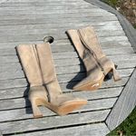 Vince Camuto Womens Tressara Beige Suede Side Zip Knee-High Boots Shoes size 8.5 Photo 10