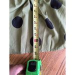 SheIn Women’s Polka Dot Ruffle Hem Tiered Midi Maxi Dress Black Green V Neck Photo 5