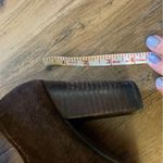 Ralph Lauren Lauren  Brown Suede Denver Wedge Booties - Size 5.5 Shoes Photo 7