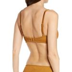 Good American NWT  Crinkle Always Fit Twist Bronze Brown Top Sz 1 Photo 4