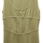 Urban Outfitters Ramona Corset Knit Mini Dress Moss Green Size Large Photo 5