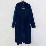 Club Monaco wool blend coat in dark Navy Photo 6