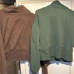 Universal Threads Brown and forest green Half-Zip Hoodies Photo 4