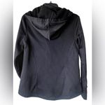 FILA Women’s Medium Quilted Zip Up Hoodie Jacket Black Blue Sport Lightweight Photo 6