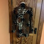 Vtg 90s Safari Oversized Blazer Size 16 Photo 3