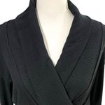 We The Free Free People Black Sweater Wrap Top Size S Long Sleeve Boho Casual Photo 2