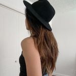Urban Outfitters  Fedora Flat Brim Felt Photo 1