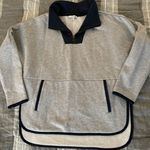 L.L.Bean Signature 1/4 Zip Sweatshirt Poncho Photo 0