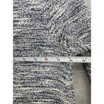 Ann Taylor LOFT Women's Sweater Tweed Marled blue Size Small High Neck Metallic Photo 4