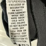 Bob Mackie  1980s Sequin Top Dynasty Black Silver Retro Photo 5