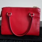 Karen Millen Red  Saffiano Leather Crossbody Photo 2