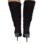 Steven By Steve Madden Steven Black Suede Leather Dress Boots Stiletto Heels NWOB Sz 9.5 Photo 5