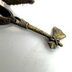 Tomahawk ax pendant necklace on cord Brown Photo 7