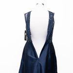 Adrianna Papell Adrianna Pappel - Beaded Bodice Combo Taffeta Long Dress Photo 13