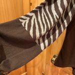 Absolutely Famous  Brown Tie Front Animal Print Women Size XL Long Sleeve  used Photo 4