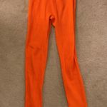 ZARA bright Orange leggings. Xs/s Photo 8