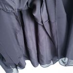 Revolve A.O.T.C Sexy Black Sheer Peekaboo Ruffle Long Sleeve Dress Photo 11